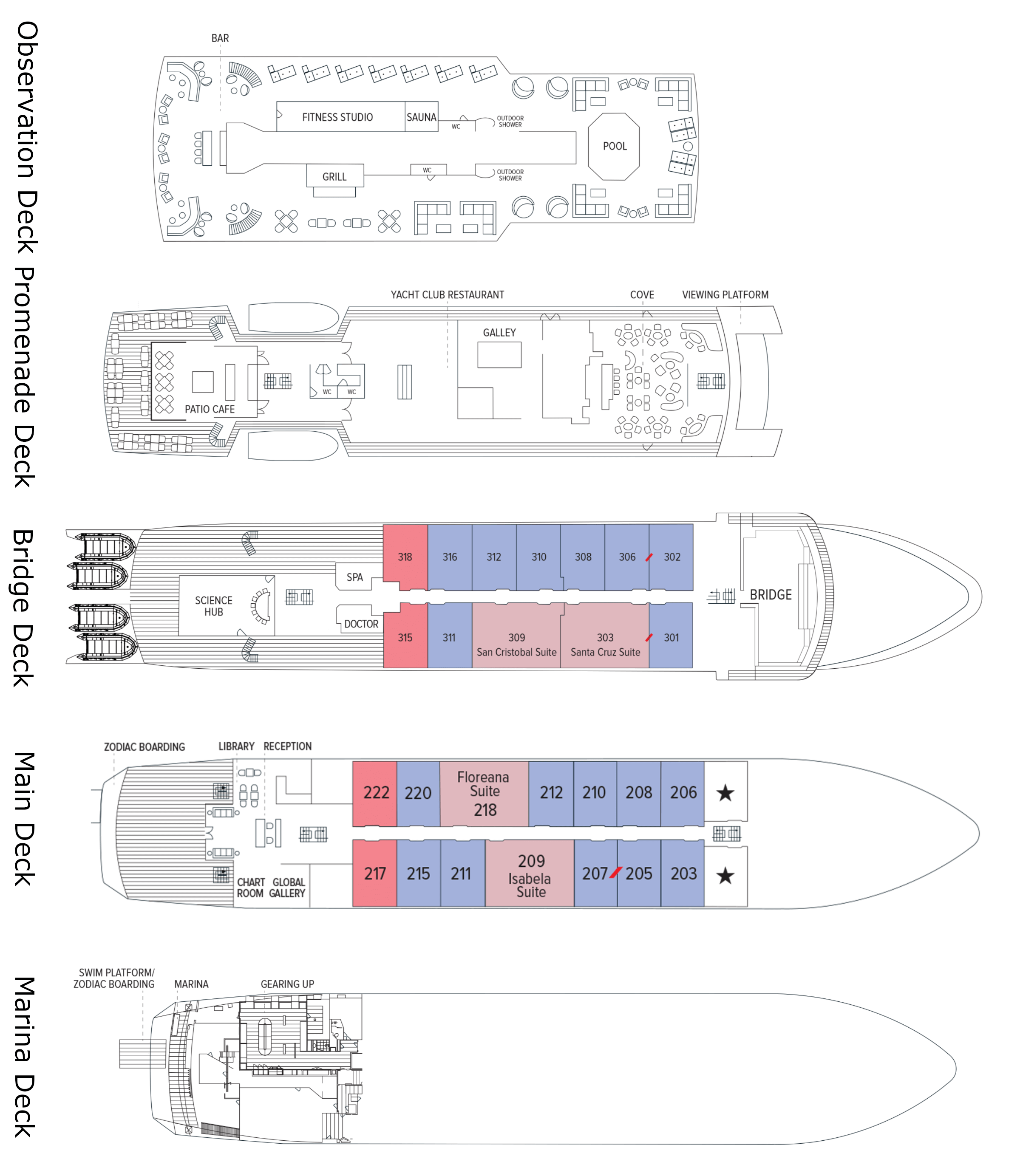 National Geographic Islander II Deck Plans