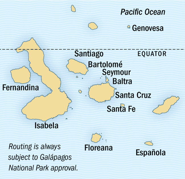 Map - Galapagos